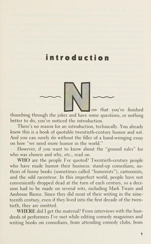 The Comedy quote dictionary