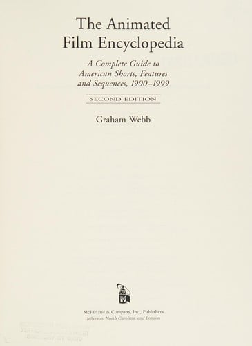 The animated film encyclopedia