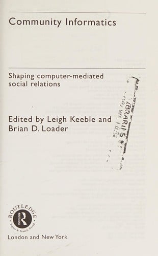 Community informatics