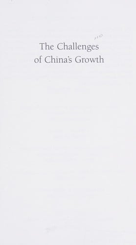 The challenges of China's growth