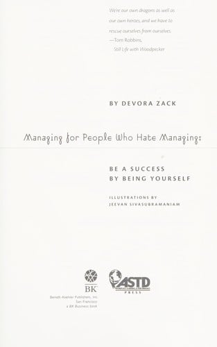 Managing for people who hate managing