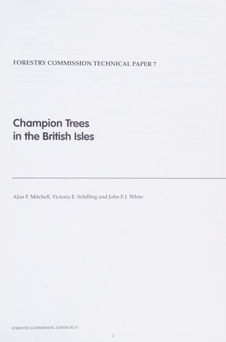 Champion trees in the British Isles