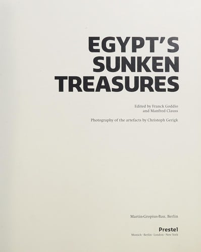 Egypt's sunken treasures