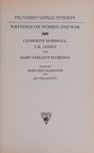 Militarism versus feminism