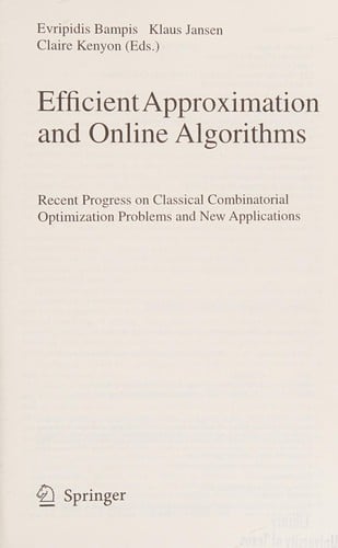 Efficient approximation and online algorithms