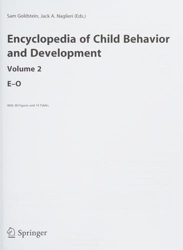 Encyclopedia of child behavior and development
