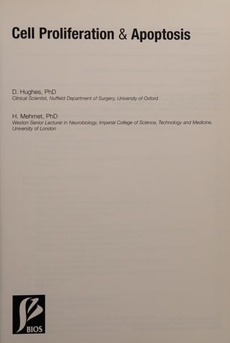 Cell proliferation & apoptosis