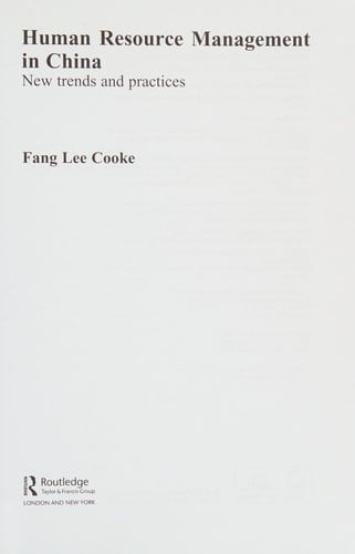 Human resource management in China