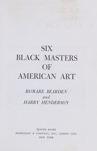 Six black masters of American art
