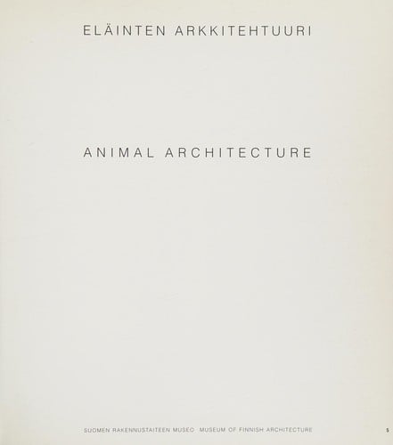 Eläinten arkkitehtuuri