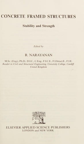 Concrete framed structures