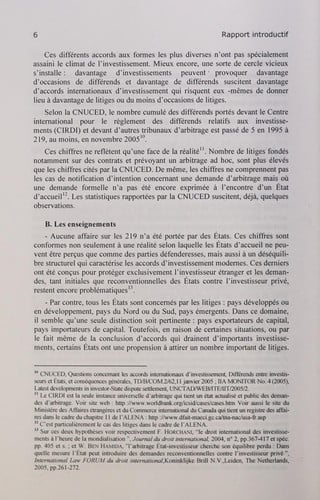 Où va le droit international de l'investissement