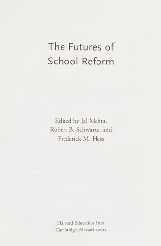 The futures of school reform