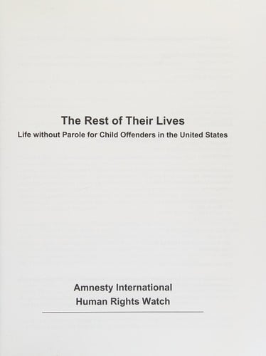 The rest of their lives