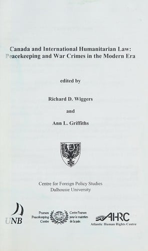 Canada and international humanitarian law