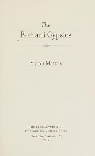 The Romani Gypsies