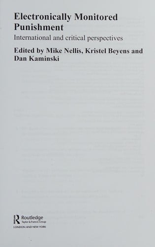 Electronically monitored punishment