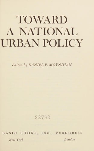 Toward a national urban policy