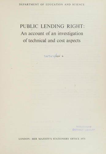 Public lending right