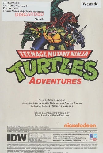 Teenage mutant ninja turtles adventures