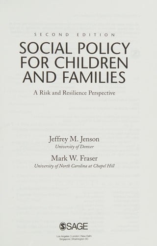Social policy for children and families