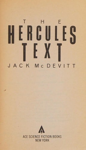 The Hercules Text (Ace Special, No 7)