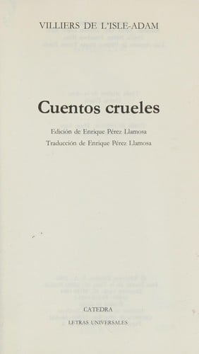 Cuentos Crueles