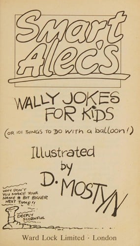 Smart Alec's wally jokes for kids