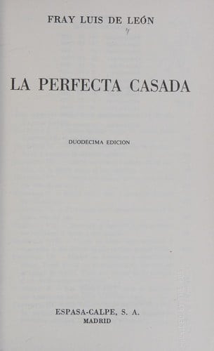 La perfecta Casada
