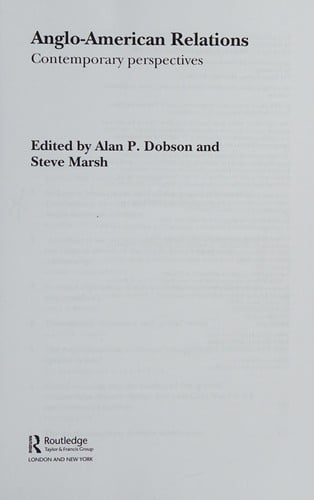 Anglo-American relations