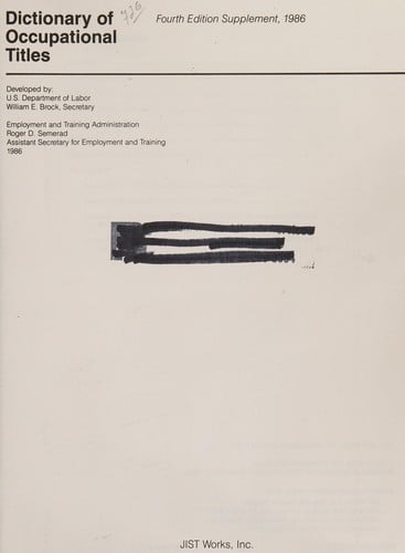 Dictionary of occupational titles