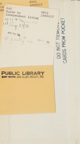 A Guide to independent living