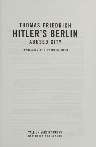 Hitler and Berlin