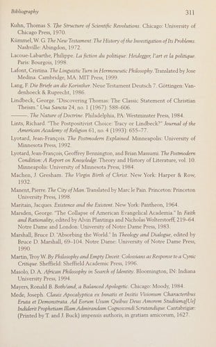 Revelation and reason