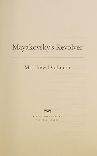 Mayakovsky's revolver