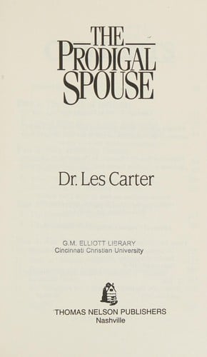 The prodigal spouse
