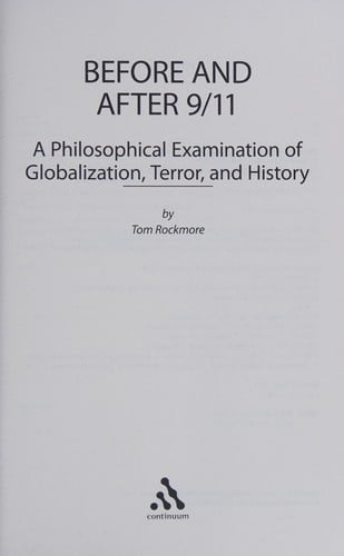 Before and after 9/11