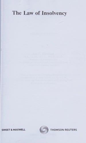 The Law of Insolvency