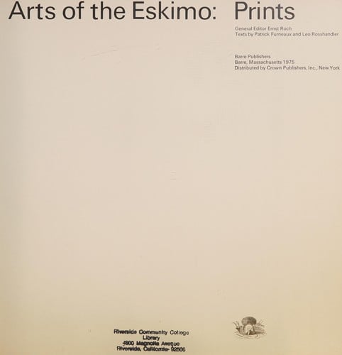 Arts of the Eskimo