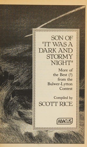 Son of 'It was adark and stormy night'