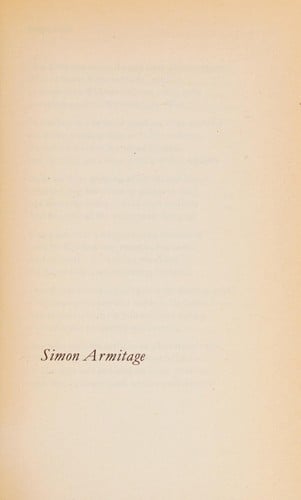 Simon Armitage, Sean O'Brien, Tony Harrison