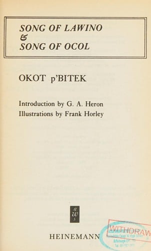 Song of Lawino & Song of Ocol