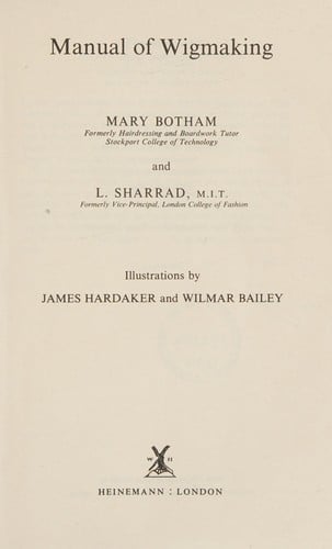 Manual of wigmaking