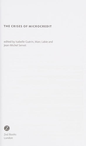 The crises of microcredit