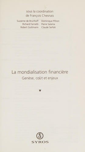 La mondialisation financière