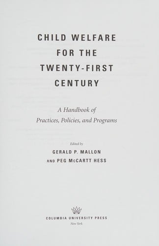 Child welfare for the twenty-first century