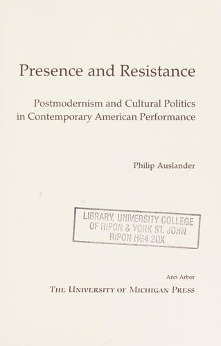 Presence and resistance