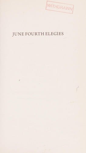 June fourth elegies
