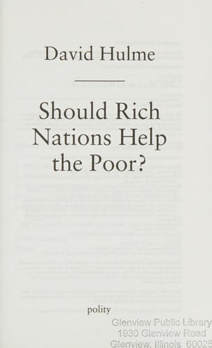 Should rich nations help the poor?