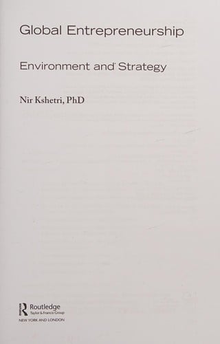 Global entrepreneurship